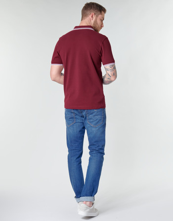 Fred Perry TWIN TIPPED FRED PERRY SHIRT Viininpunainen