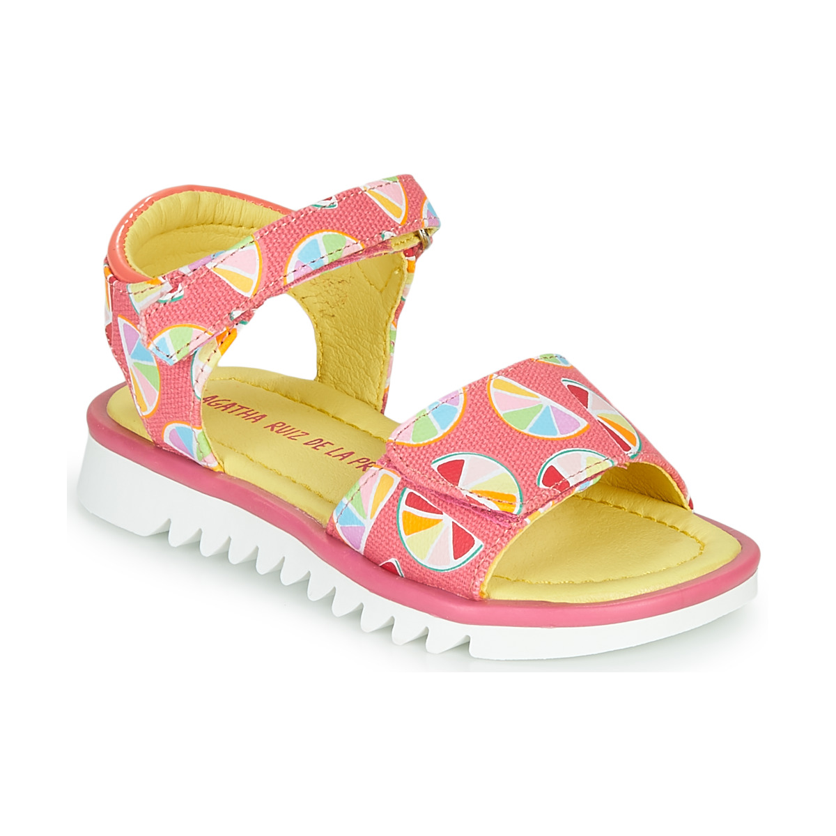 kengät Tytöt Sandaalit ja avokkaat Agatha Ruiz de la Prada SMILES Vaaleanpunainen / Monivärinen