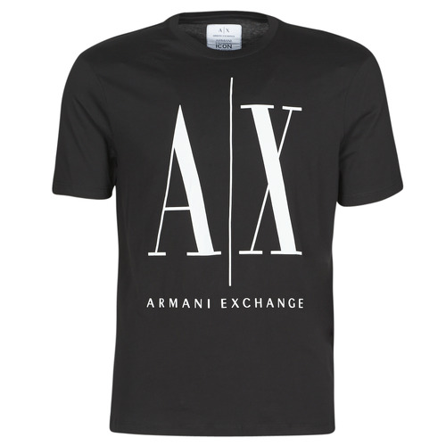 vaatteet Miehet Lyhythihainen t-paita Armani Exchange HULO Musta