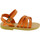 kengät Miehet Sandaalit ja avokkaat Attica Sandals HEBE CALF ORANGE Oranssi