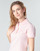 vaatteet Naiset Lyhythihainen poolopaita Lacoste PH5462 SLIM Vaaleanpunainen