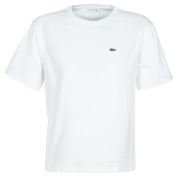 vaatteet Naiset Lyhythihainen t-paita Lacoste BENOIT Valkoinen