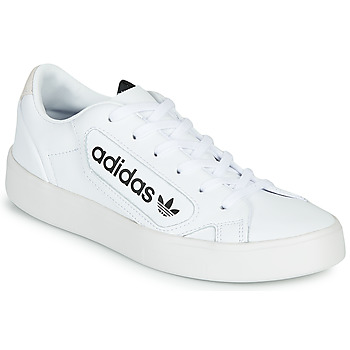 kengät Naiset Matalavartiset tennarit adidas Originals adidas SLEEK W Valkoinen