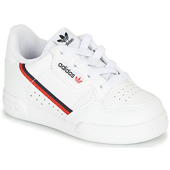 kengät Lapset Matalavartiset tennarit adidas Originals CONTINENTAL 80 I Valkoinen