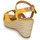 kengät Naiset Sandaalit ja avokkaat Tom Tailor 8090105 Keltainen