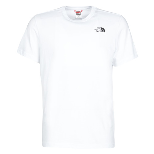 vaatteet Miehet Lyhythihainen t-paita The North Face S/S REDBOX Valkoinen