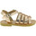 kengät Miehet Sandaalit ja avokkaat Attica Sandals PERSEPHONE CALF GOLD-PINK Kulta