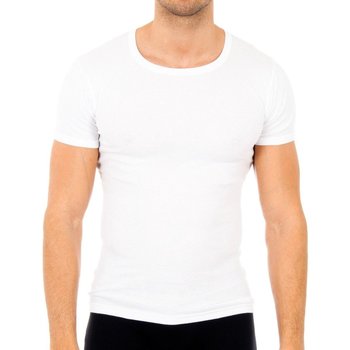 vaatteet Miehet Lyhythihainen t-paita Abanderado 0306-BLANCO Valkoinen