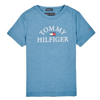 vaatteet Pojat Lyhythihainen t-paita Tommy Hilfiger KB0KB05619 Sininen