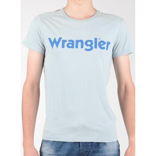 vaatteet Miehet T-paidat & Poolot Wrangler S/S graafinen tee W7A64DM3E Harmaa