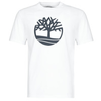 vaatteet Miehet Lyhythihainen t-paita Timberland SS KENNEBEC RIVER BRAND TREE TEE Valkoinen