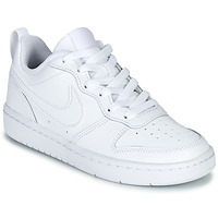 kengät Lapset Matalavartiset tennarit Nike COURT BOROUGH LOW 2 GS Valkoinen