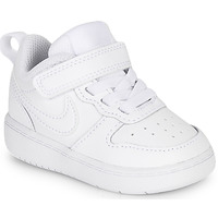 kengät Lapset Matalavartiset tennarit Nike COURT BOROUGH LOW 2 TD Valkoinen