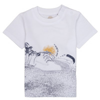 vaatteet Pojat Lyhythihainen t-paita Timberland ANTONIN Valkoinen