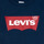 vaatteet Pojat Lyhythihainen t-paita Levi's BATWING TEE Laivastonsininen