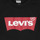 vaatteet Pojat Lyhythihainen t-paita Levi's BATWING TEE Musta
