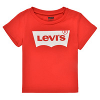 vaatteet Pojat Lyhythihainen t-paita Levi's BATWING TEE Punainen
