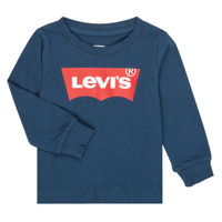 vaatteet Lapset T-paidat pitkillä hihoilla Levi's BATWING TEE LS Laivastonsininen
