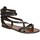 kengät Naiset Sandaalit ja avokkaat Gianluca - L'artigiano Del Cuoio 564 D MORO CUOIO Ruskea