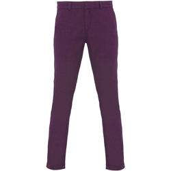 vaatteet Naiset Chino-housut / Porkkanahousut Asquith & Fox Chino Purple