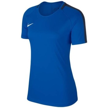 vaatteet Naiset Lyhythihainen t-paita Nike Dry Academy 18 Sininen