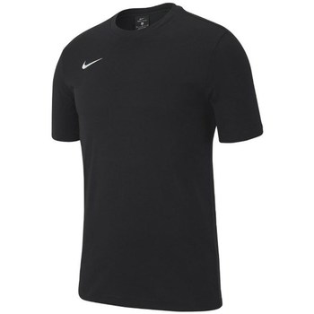vaatteet Pojat Lyhythihainen t-paita Nike JR Team Club 19 Musta