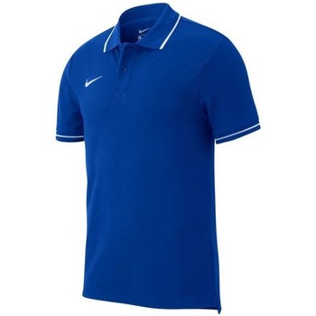 vaatteet Miehet Lyhythihainen t-paita Nike Team Club 19 Polo Sininen
