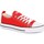 kengät Naiset Matalavartiset tennarit American Club AM623D Valkoiset, Punainen