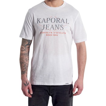 vaatteet Miehet Lyhythihainen t-paita Kaporal 162300 Valkoinen
