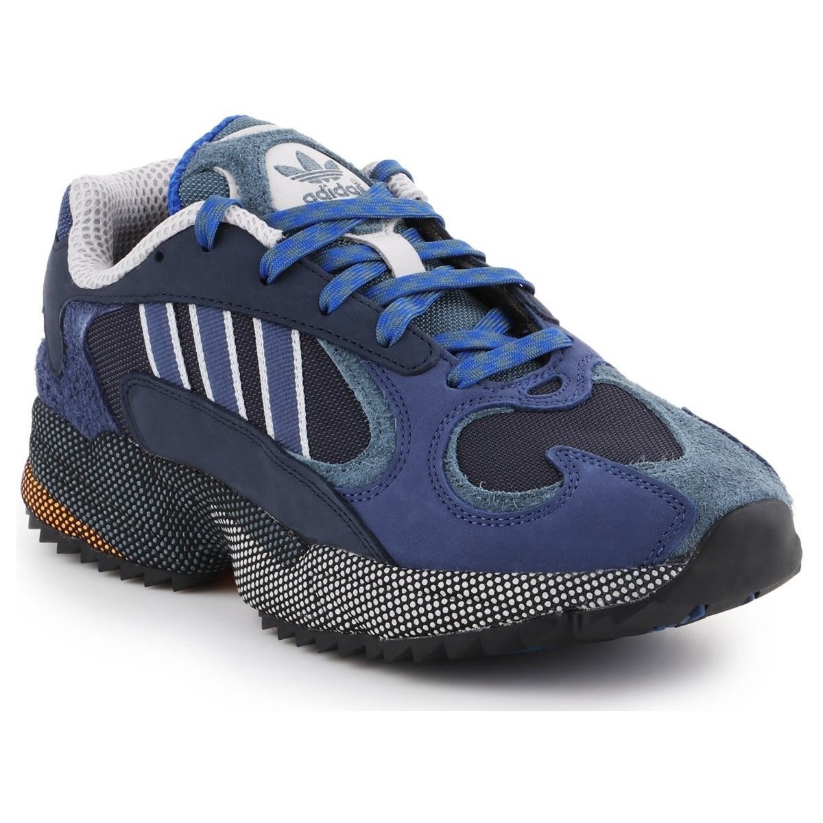 kengät Miehet Matalavartiset tennarit adidas Originals Adidas Yung-1 EF5337 Sininen