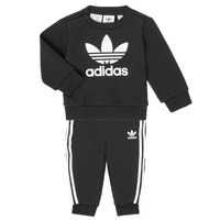 vaatteet Lapset Kokonaisuus adidas Originals CREW SET Musta