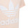 vaatteet Tytöt Lyhythihainen t-paita adidas Originals TREFOIL TEE Vaaleanpunainen