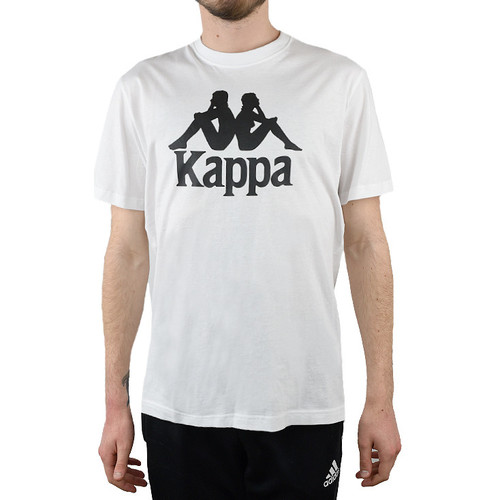 vaatteet Miehet Lyhythihainen t-paita Kappa Caspar T-Shirt Valkoinen