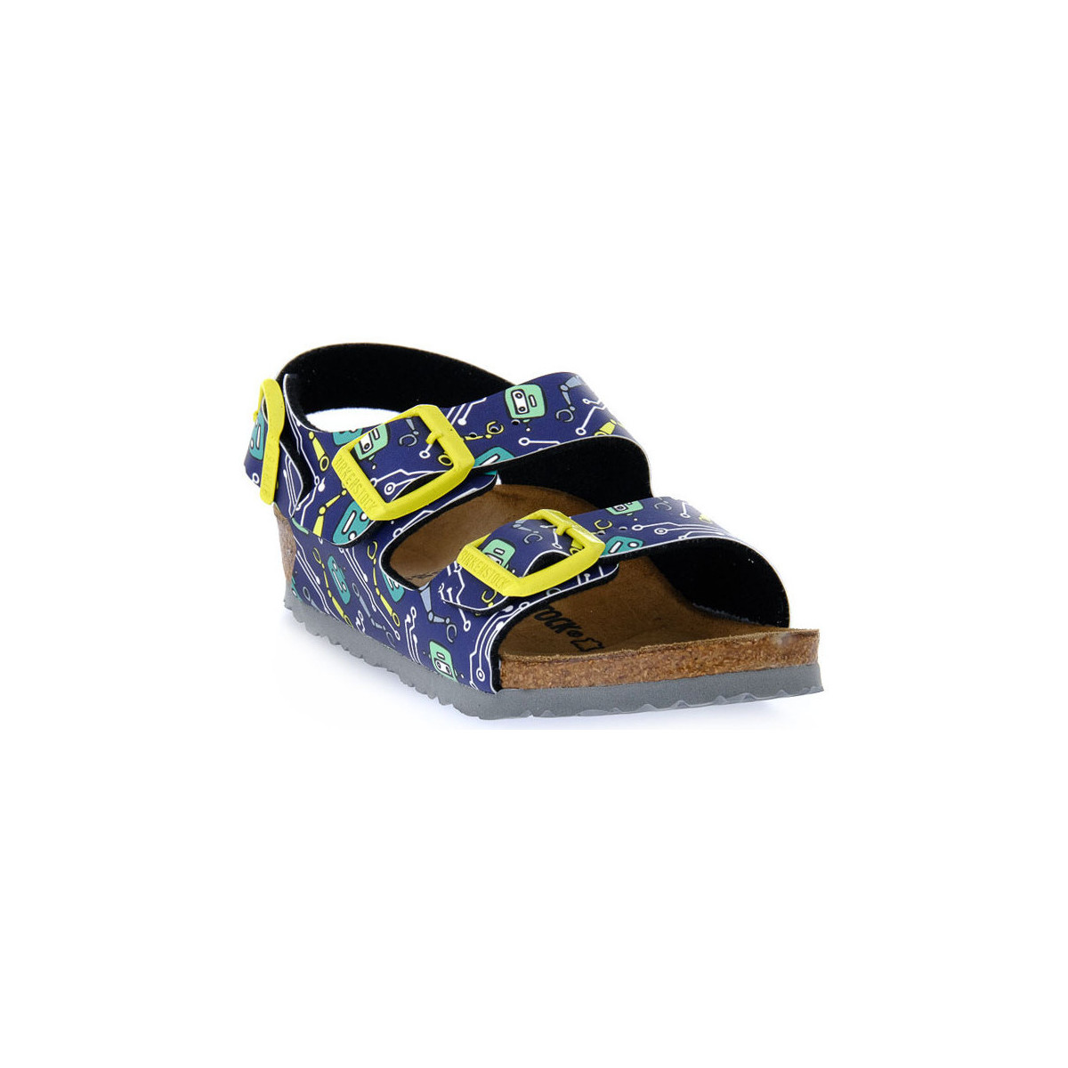 kengät Naiset Sandaalit Birkenstock MILANO ROBOTS BLUE CALZ S Sininen