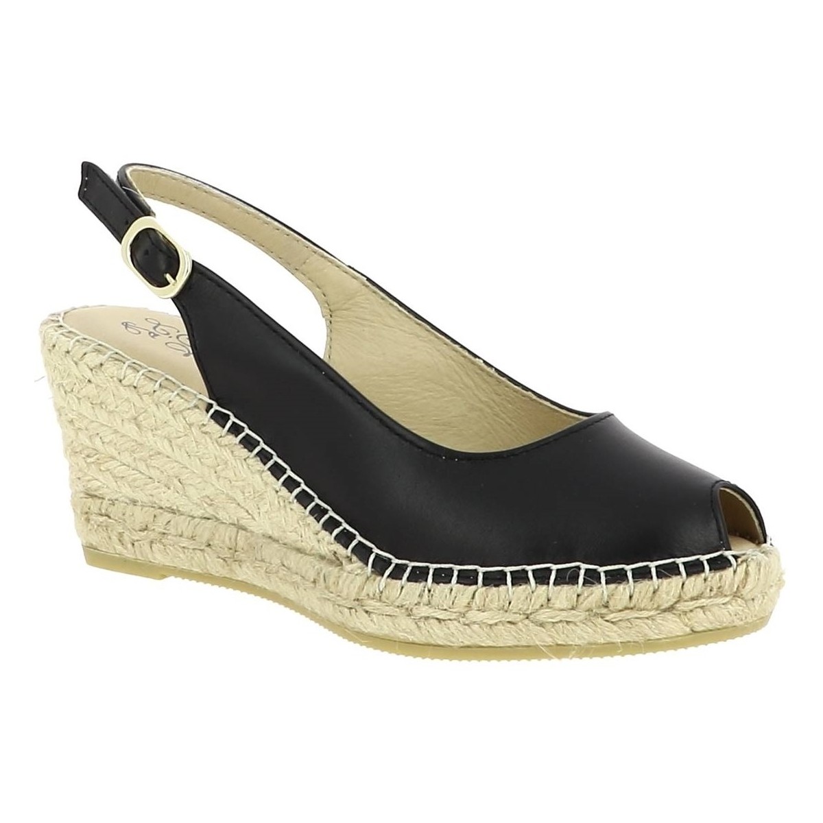 kengät Naiset Sandaalit ja avokkaat La Maison De L'espadrille ESPADRILLE 950 Musta