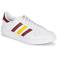 kengät Matalavartiset tennarit adidas Originals TEAM COURT Valkoinen / Viininpunainen / Keltainen