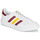 kengät Matalavartiset tennarit adidas Originals TEAM COURT Valkoinen / Viininpunainen / Keltainen