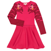 vaatteet Tytöt Lyhyt mekko Catimini CR30085-35 Vaaleanpunainen