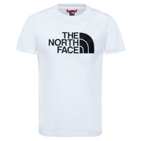 vaatteet Pojat Lyhythihainen t-paita The North Face EASY TEE Valkoinen