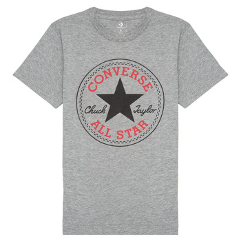 vaatteet Pojat Lyhythihainen t-paita Converse 966500 Harmaa