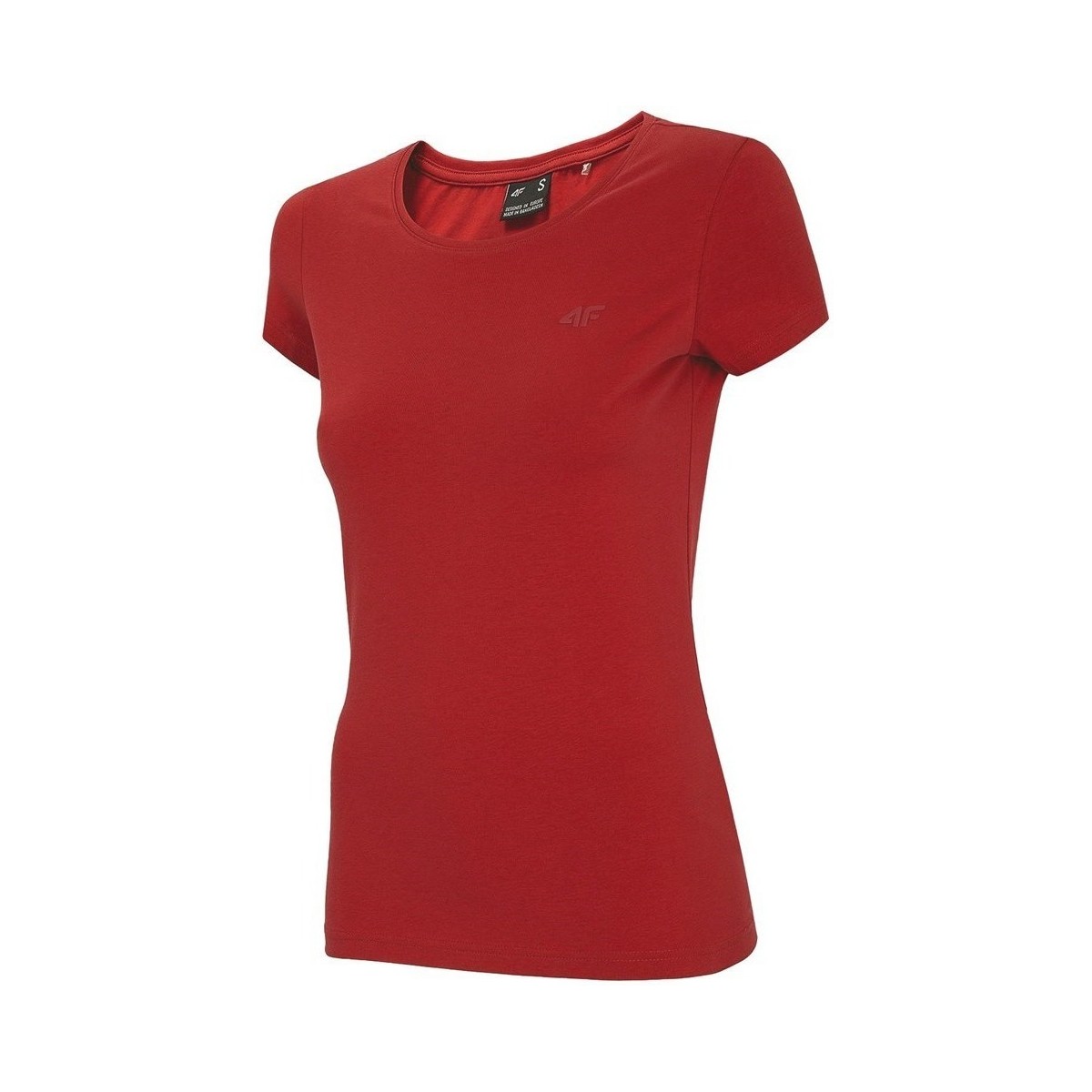 vaatteet Naiset Lyhythihainen t-paita 4F TSD001 Punainen