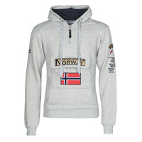 vaatteet Miehet Svetari Geographical Norway GYMCLASS Harmaa / Mustaruudullinen