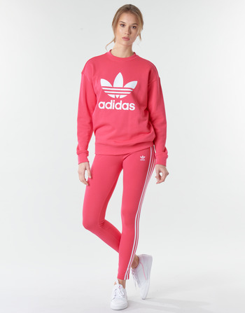 vaatteet Naiset Legginsit adidas Originals 3 STR TIGHT Vaaleanpunainen