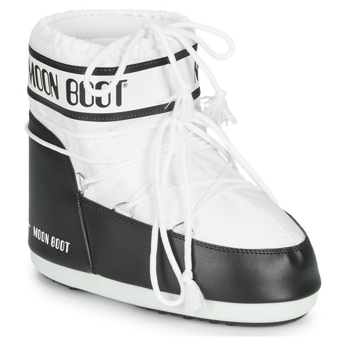 kengät Naiset Talvisaappaat Moon Boot CLASSIC LOW 2 Valkoinen  / Musta