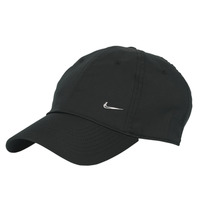 Asusteet / tarvikkeet Lippalakit Nike U NSW H86 METAL SWOOSH CAP Musta / Hopea