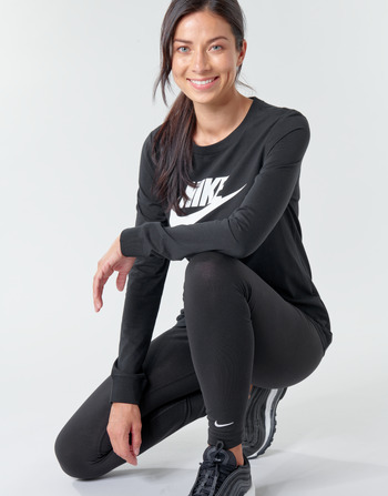 Nike W NSW TEE ESSNTL LS ICON FTR Musta