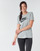 vaatteet Naiset Lyhythihainen t-paita Nike W NSW TEE ESSNTL ICON FUTUR Harmaa