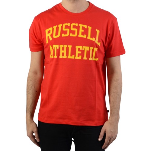 vaatteet Miehet Lyhythihainen t-paita Russell Athletic 131032 Punainen