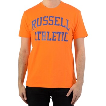 vaatteet Miehet Lyhythihainen t-paita Russell Athletic 131037 Oranssi