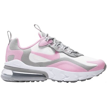 kengät Lapset Matalavartiset tennarit Nike Air Max 270 React Valkoiset, Vaaleanpunaiset, Harmaat